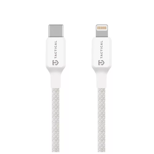 Tactical Stitch Thread kábel USB-C/Lightning 1m fehér