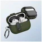 TECH-PROTECT SLIM HOOK Samsung Galaxy Buds 3 / 3 FE / 3 Pro készülékhez olívzöld