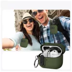 TECH-PROTECT SLIM HOOK Samsung Galaxy Buds 3 / 3 FE / 3 Pro készülékhez olívzöld