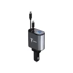 T-PHOX FLEXIT 4IN1 86W autós töltő szürke