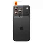SPIGEN Optik Pro Glas.Tr "EZ FIT" Kameravédő 2 db iPhone 14 Pro/Max, iPhone 15 Pro/Max, iPhone 16 Pro/Max, iPhone 17 Pro/Max készülékhez narancssárga