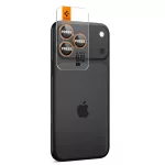 SPIGEN Optik Pro Glas.Tr "EZ FIT" Kameravédő 2 db iPhone 14 Pro/Max, iPhone 15 Pro/Max, iPhone 16 Pro/Max, iPhone 17 Pro/Max készülékhez narancssárga