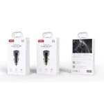XO autós töltő CC60 60W 1x USB 1x USB-C kék