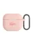 Lacoste Liquid Silicone Glossy Printing Logo tok Airpods 3 készülékhez rózsaszín