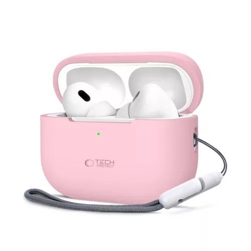 TECH-PROTECT SILICONE tok Apple AirPods Pro 1/2 készülékhez poros rózsaszín