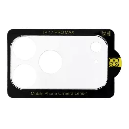   5D Full Glue kamera védőüveg iPhone 17 Pro Max készülékhez, átlátszó