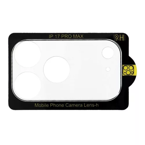 5D Full Glue kamera védőüveg iPhone 17 Pro Max készülékhez, átlátszó
