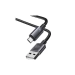 USAMS kábel USB to Micro-USB 2A 1.2m gyors töltés acél/tarnish SJ668USB01 (US-SJ668)