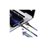 USAMS kábel USB to Micro-USB 2A 1.2m gyors töltés acél/tarnish SJ668USB01 (US-SJ668)