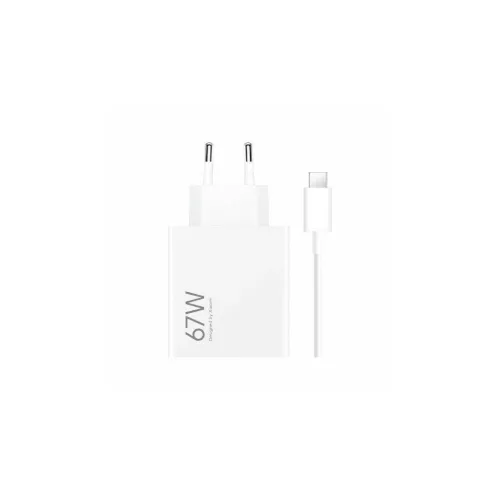 Xiaomi BHR6035 (MDY-12-EH) USB-A 67W utazó töltő + adatkábel USB-C 6.2A fehér