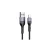 USAMS Braided U55 2A Lightning kábel 1m SJ448USB01 (US-SJ448) fekete