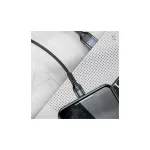 USAMS Braided U55 2A Lightning kábel 1m SJ448USB01 (US-SJ448) fekete
