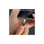 USAMS Braided U55 2A Lightning kábel 1m SJ448USB01 (US-SJ448) fekete