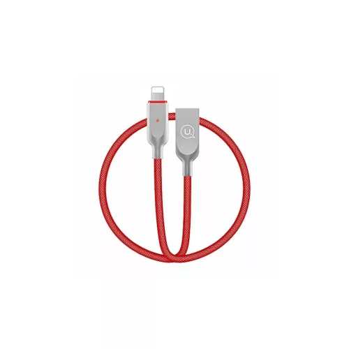 USAMS Power-off U-Sun Lightning kábel 1.9m IPYSUSB203 (US-SJ170) piros