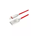 USAMS Power-off U-Sun Lightning kábel 1.9m IPYSUSB203 (US-SJ170) piros