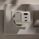 Forever TC-08-65ACC GaN PD QC töltő 2x USB-C 1x USB 65W fehér