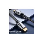USAMS HDMI kábel – HDMI 2.1 U67 3m 8K Ultra HD SJ498HD01 (US-SJ498) fekete