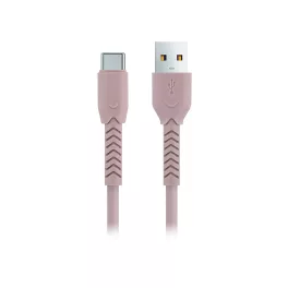 Maxlife MXUC-04 USB-USB-C kábel 1,0 m 3A rózsaszín