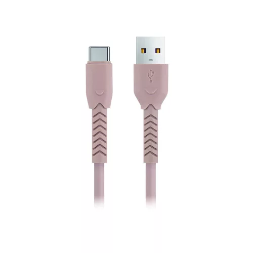 Maxlife MXUC-04 USB-USB-C kábel 1,0 m 3A rózsaszín
