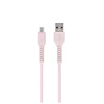 Maxlife MXUC-04 USB-USB-C kábel 1,0 m 3A rózsaszín