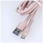 Maxlife MXUC-04 USB-USB-C kábel 1,0 m 3A rózsaszín