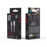 Maxlife MXUC-04 USB-USB-C kábel 1,0 m 3A rózsaszín