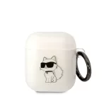 Karl Lagerfeld tok fehér KLA2HNCHTCT Airpods készülékhez