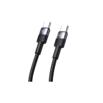 USAMS 240W USB-C/USB-C plecionált kábel 1,2 m – SY Series tarnish SJ727USB01