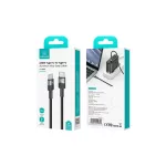USAMS 240W USB-C/USB-C plecionált kábel 1,2 m – SY Series tarnish SJ727USB01