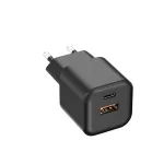 Setty falitöltő USB-A + USB-C 35W LSGaN-AC-351 fekete