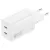 Fali töltő 4smarts PDPlug Dual 45W GaN 2xUSB-C fehér