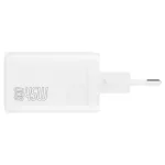 Fali töltő 4smarts PDPlug Dual 45W GaN 2xUSB-C fehér