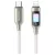 USAMS TC Series SJ749 30W USB-C to Lightning kábel 1,2 m titán