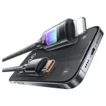 USAMS TC Series SJ749 30W USB-C to Lightning kábel 1,2 m titán