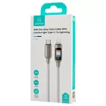 USAMS TC Series SJ749 30W USB-C to Lightning kábel 1,2 m titán