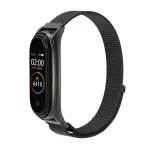 XIAOMI Mi Band 5/6/7 készülékhez nylon szíj, fekete