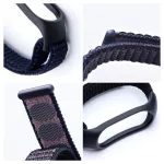 XIAOMI Mi Band 5/6/7 készülékhez nylon szíj, fekete