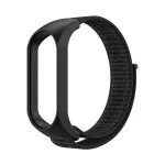 XIAOMI Mi Band 5/6/7 készülékhez nylon szíj, fekete
