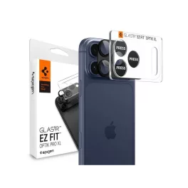   SPIGEN OPTIK PRO XL GLAS.TR "EZ FIT" kameravédő iPhone 17 Pro Max készülékhez fekete