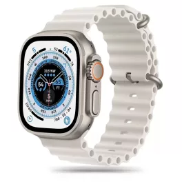   Tech-Protect ICONBAND PRO / ÓCEÁN óraszíj fehér Apple Watch 42mm (S1-S3) / 44mm / 45mm / 46mm / 49mm készülékhez