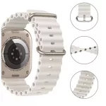 Tech-Protect ICONBAND PRO / ÓCEÁN óraszíj fehér Apple Watch 42mm (S1-S3) / 44mm / 45mm / 46mm / 49mm készülékhez