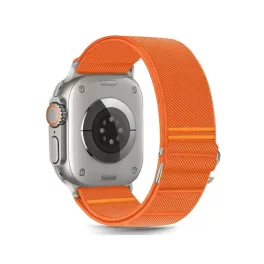   TECH-PROTECT NYLON SLIP tok Apple Watch 8/9/10/11/SE/ULTRA készülékhez (44/45/46/49 MM) narancs
