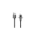 USAMS Braided Rotating kábel U60 2A Lightning 1m fekete SJ476USB01 (US-SJ476)