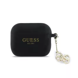   Guess 4G Charm szilikon tok AirPods Pro 3 készülékhez fekete