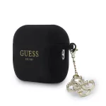 Guess 4G Charm szilikon tok AirPods Pro 3 készülékhez fekete