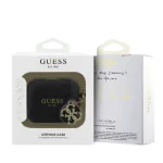 Guess 4G Charm szilikon tok AirPods Pro 3 készülékhez fekete