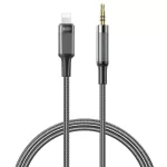 XO audio kábel NB-R279A Lightning–3,5 mm jack 1,0 m fekete