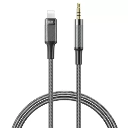   XO audio kábel NB-R279A Lightning–3,5 mm jack 1,0 m fekete