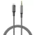 XO audio kábel NB-R279A Lightning–3,5 mm jack 1,0 m fekete