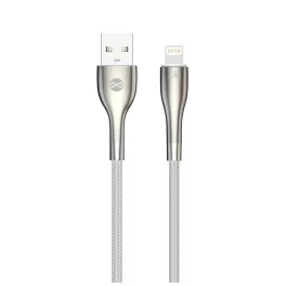 Forever Sleek USB–Lightning kábel 1,0 m 2,4 A fehér